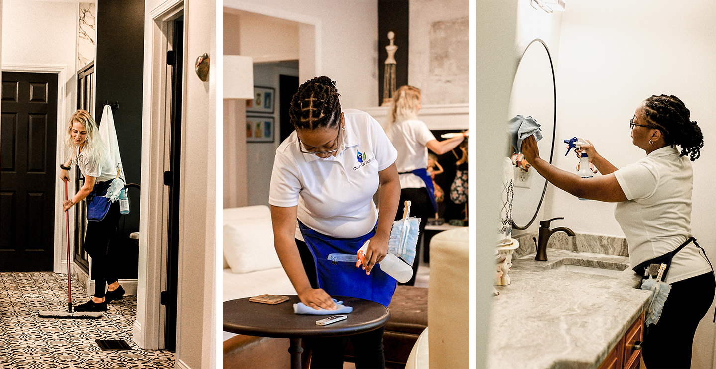 House cleaning - Clean by Nature homepage hero banner